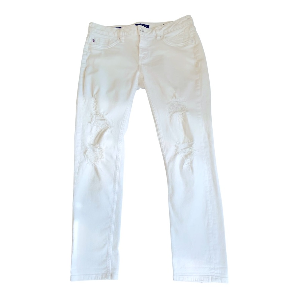 Vigoss Women's White Distressed Jeans Sz 28/25 - Picture 4 of 8